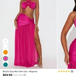 Blissful day Maxi Skirt Set